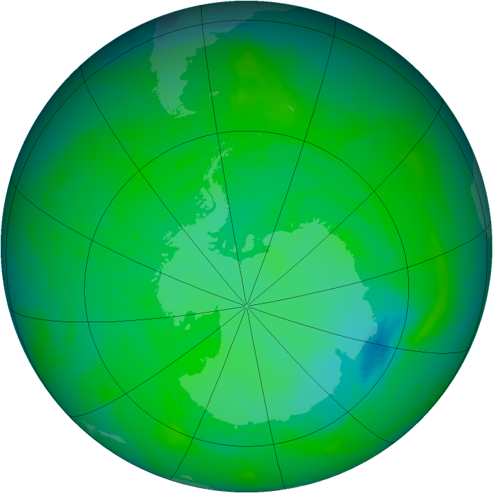 Ozone Map 2002-11-21